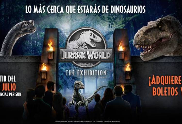 Jurassic World: The Exhibition Llega por Primera Vez a México