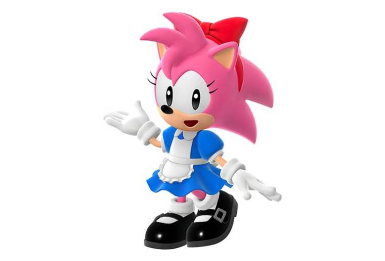 Lanzan atuendo retro de Amy para Sonic Superstars