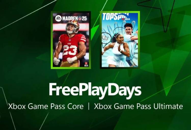 Madden NFL 25 y TopSpin 2k25 gratis en Xbox por tiempo limitado