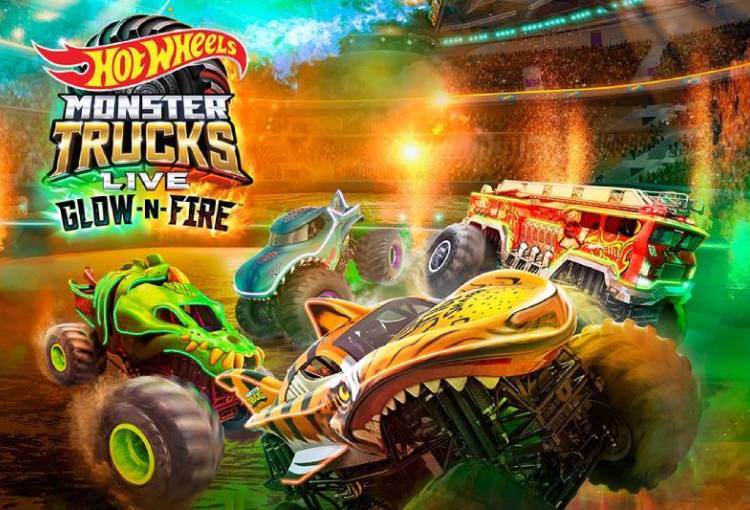 Hot Wheels Monster Trucks Live vuelve a México con el show “Glow-N-Fire”