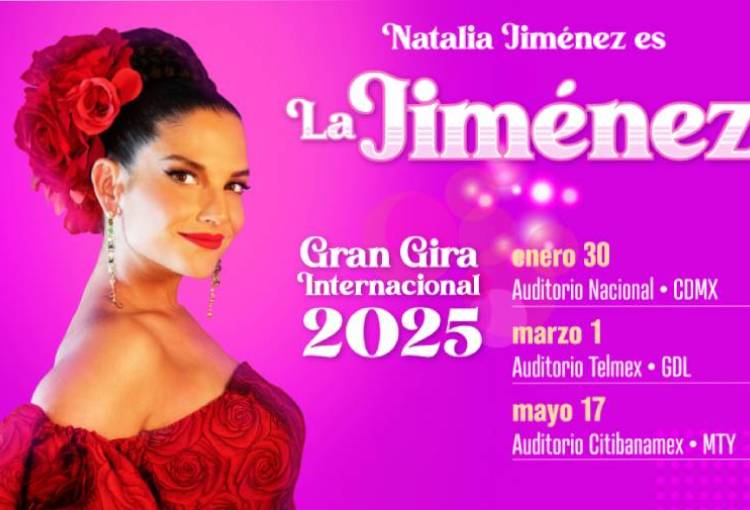 Natalia Jiménez enamorará a México con su Gran Gira 2025 