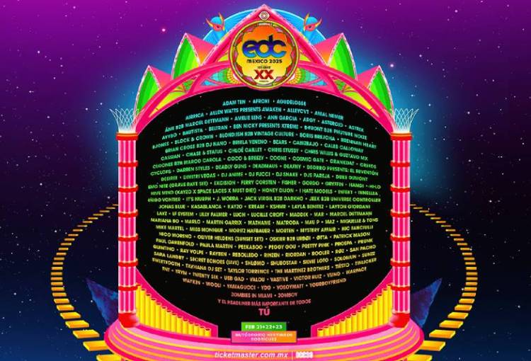 EDC México 2025: lineup, fechas y todo lo que debes saber