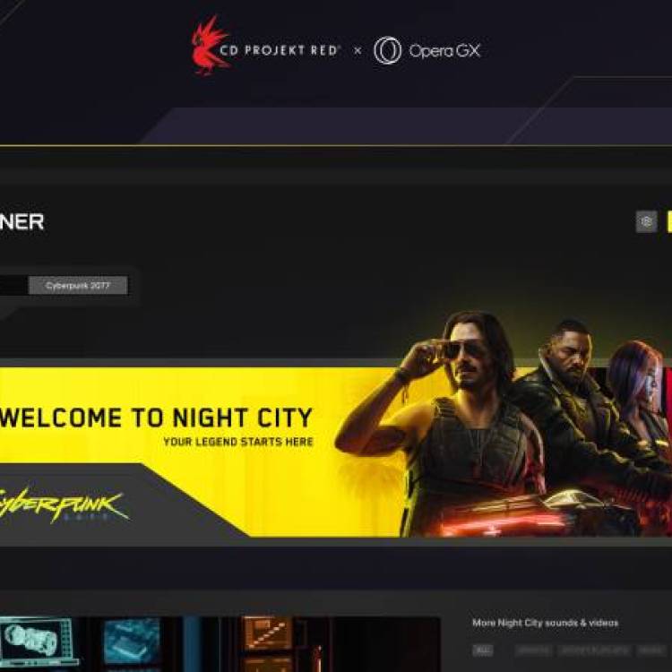 Opera GX presenta el primer Hub oficial de Cyberpunk 2077