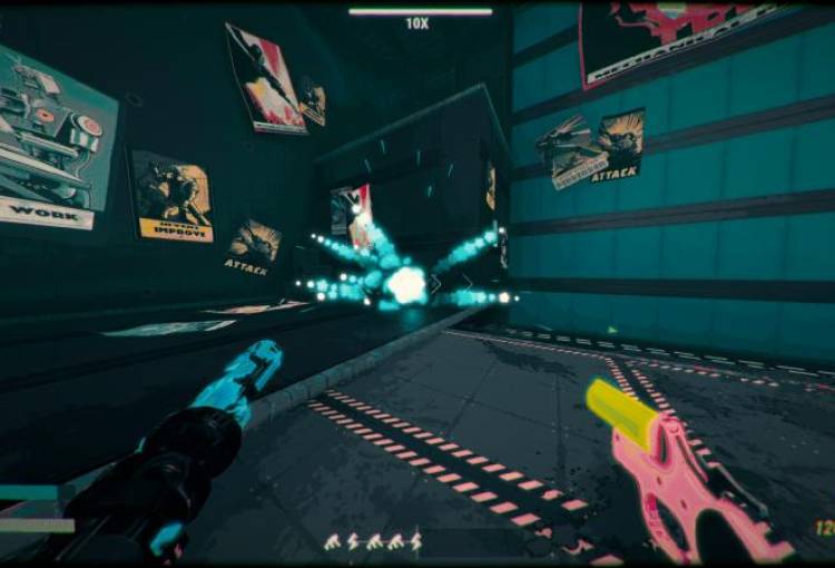 ROBOBEAT, el frenético FPS rítmico, llega a consolas