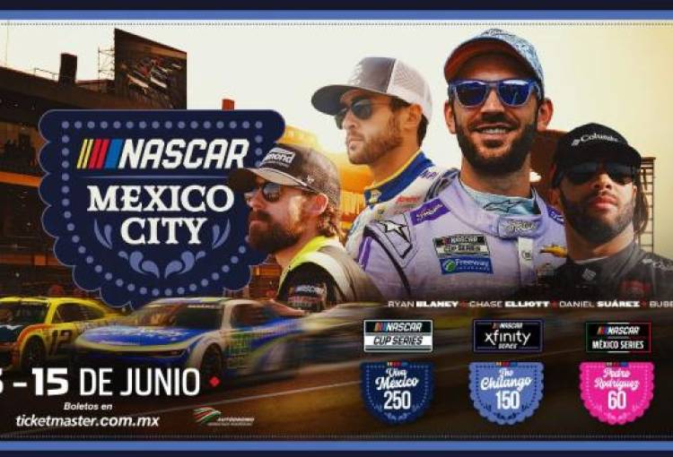 NASCAR anuncia los nombres de las carreras que harán historia en la CDMX