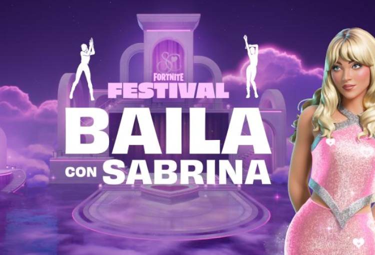 Sabrina Carpenter baila en Fortnite 