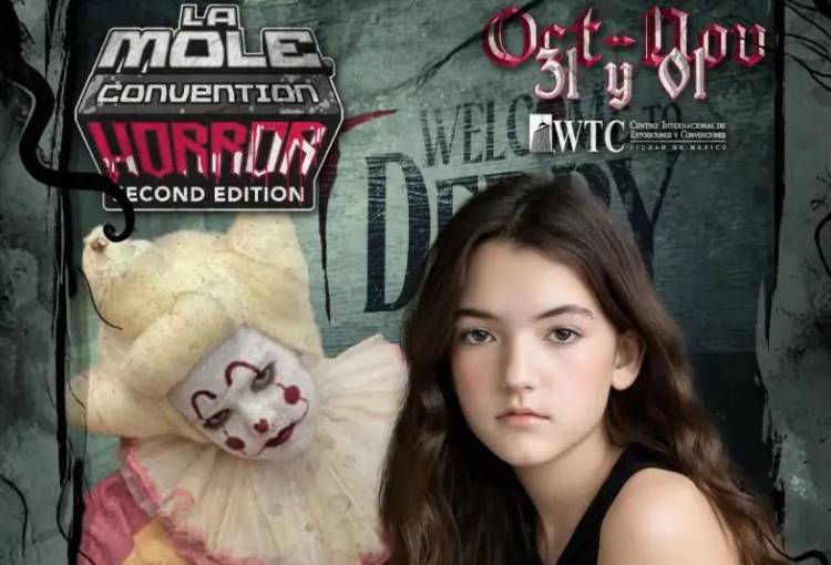 Emma-Leigh Cullen de IT: Welcome to Derry encabeza La Mole Horror Edition 2 en CDMX